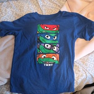Blue TMNT Graphic T-Shirt